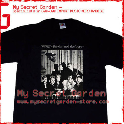 Visage - The Damned Don't Cry T Shirt 